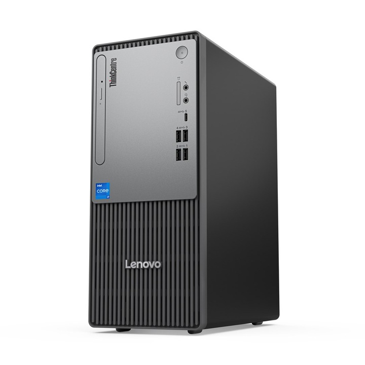 Настолен компютър Lenovo ThinkCentre neo 50t Gen 5, i5-14400, 16GB, SSD 512GB, черен, Tower