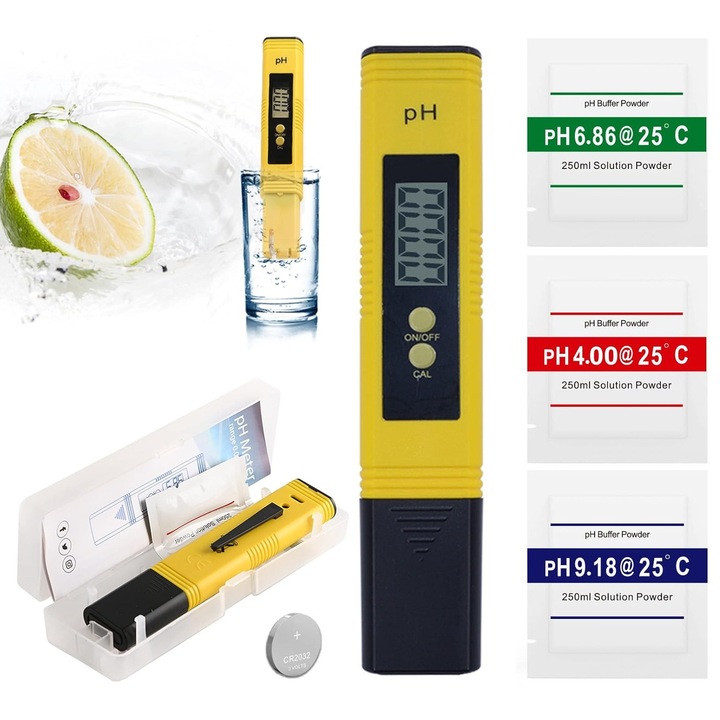 Tester PH digital, LCD Display, test de apa