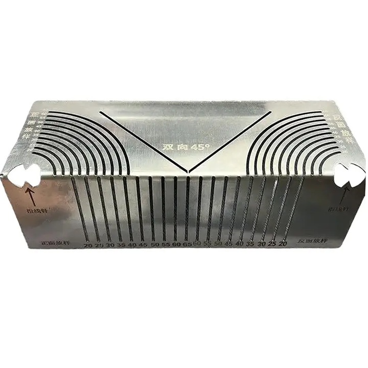 Echer multifunctional pentru linii de marcare, aluminiu, 280x98 mm