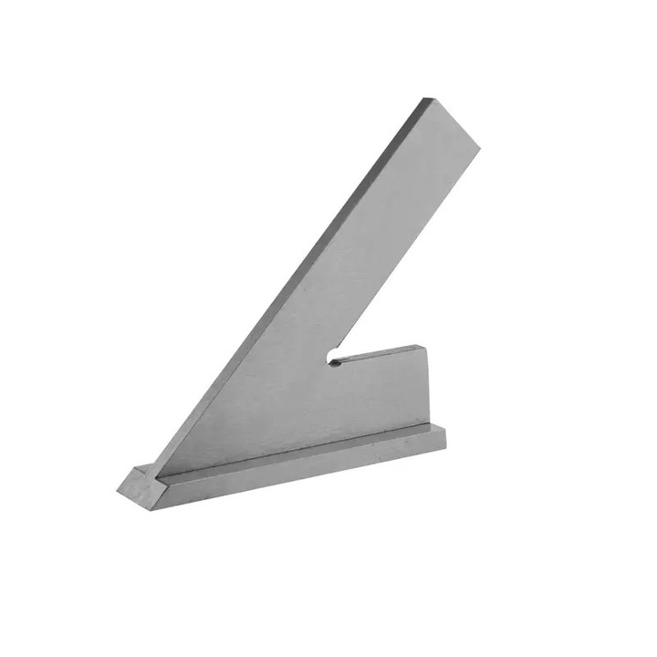 Echer cu talpa la unghi de 45 grade, DIN875/2, 120x80 mm