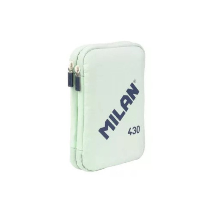 Dupla tolltartó, 430-as kollekció, zöld, 19.8x14.3x4cm