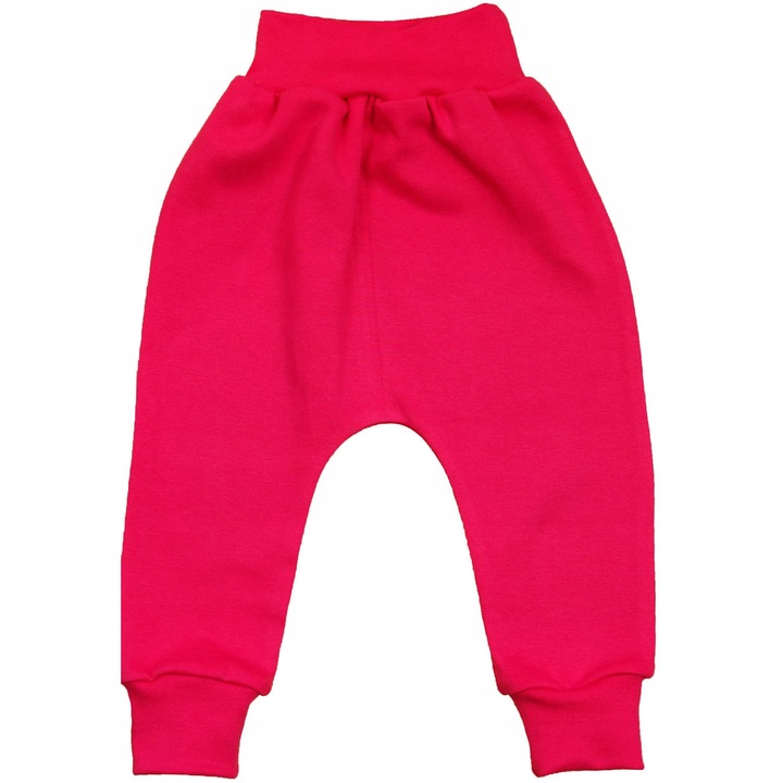 Pantaloni bebelusi, KLEKLE, magenta, elastici, bumbac