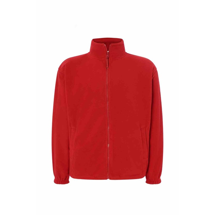 Hanorac sport barbati, JHK, FLRA 300 RD, poliester/fleece, rosu, 3XL INTL