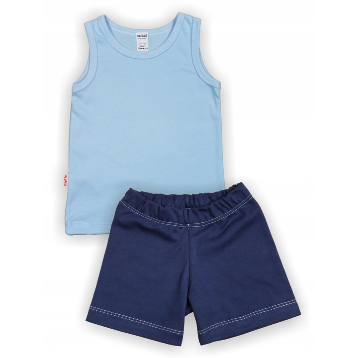 Compleu copii, Klekle, Bumbac, bleumarin
