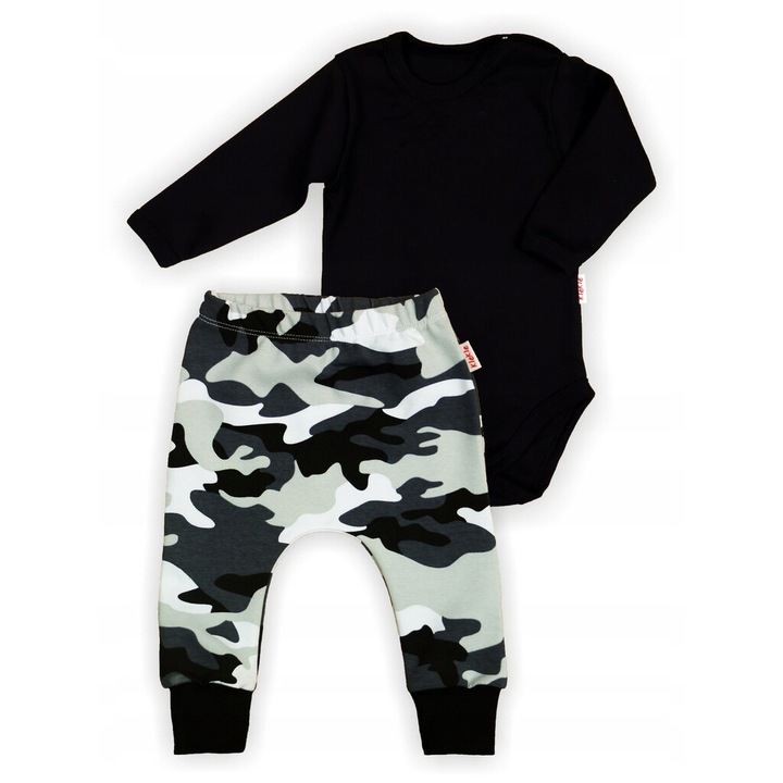 Compleu copii, negru, Klekle, Bumbac