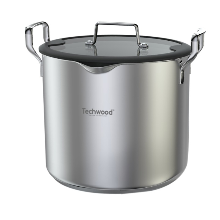 Techwood, TSI-24FT fazék, 24 cm, rozsdamentes acél, 8 literes
