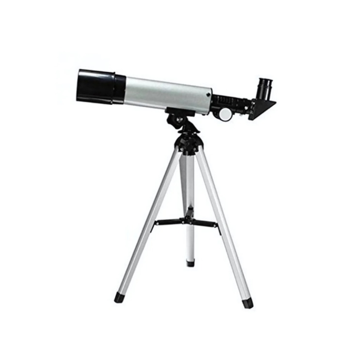 Macvi® F36050 csillagászati távcső fémcsővel és optikai lencsékkel, ideális hold-, bolygó- és természetmegfigyeléshez, állvánnyal