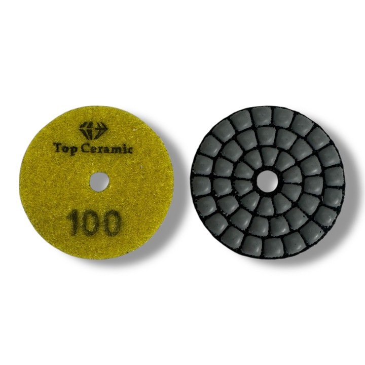 Discheta diamantata diametru 50 mm, granulatie 100, Top Ceramic 79569