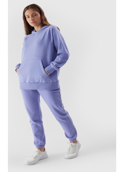 Bluza dama 4F, Bumbac, Violet, 2XL INTL