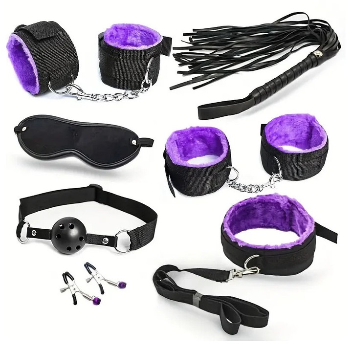Комплект от 7 фетиш аксесоара, TOY280-111, за специално преживяване