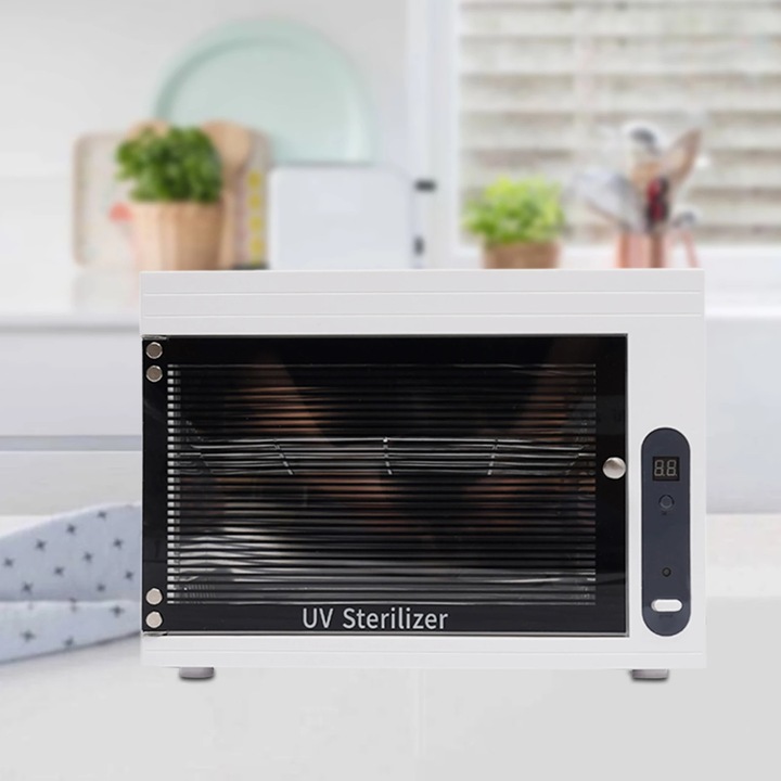 Sterilizator UV cu ozon, 10 l, Alb, Dimensiuni 35x22x25cm