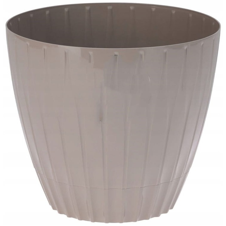 Ghiveci Koopman 14,5x13cm, design modern, sistem de drenaj, multicolor