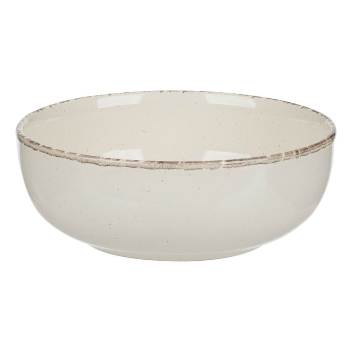 Nordic Style bézs kerámia tál 680ml levesekhez, húslevesekhez vagy salátákhoz Ø15.5cm