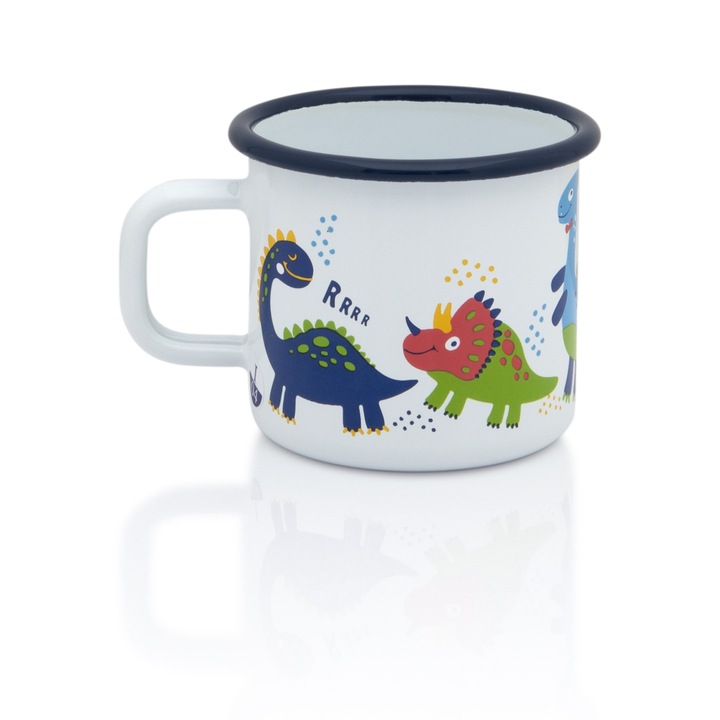 Cana 0.37l Dino Metalac email/8cm/0.37l