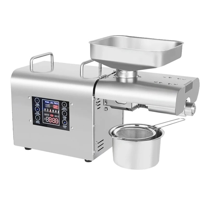 Преса за масло K28, конструкция от неръждаема стомана, интелигентен контрол на температурата