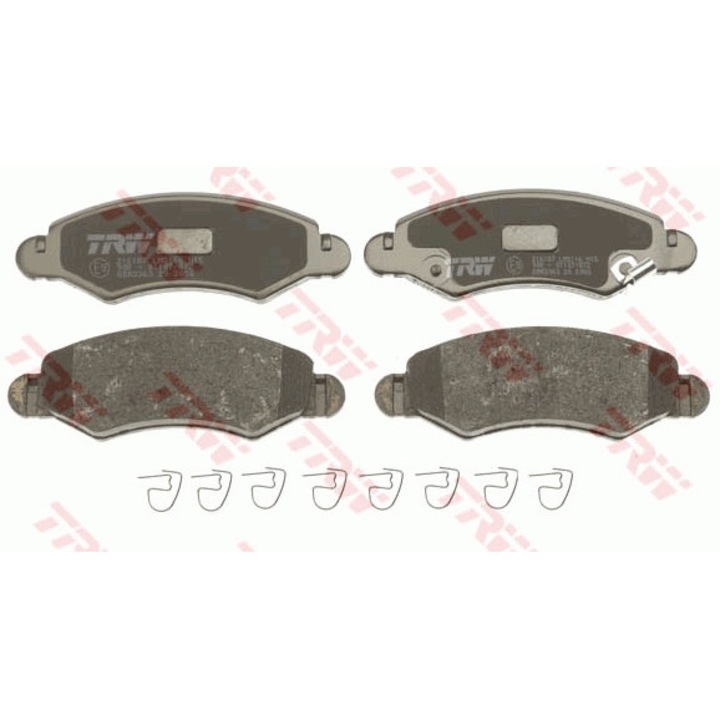 Fékbetét készlet, tárcsafék TRW GDB3363