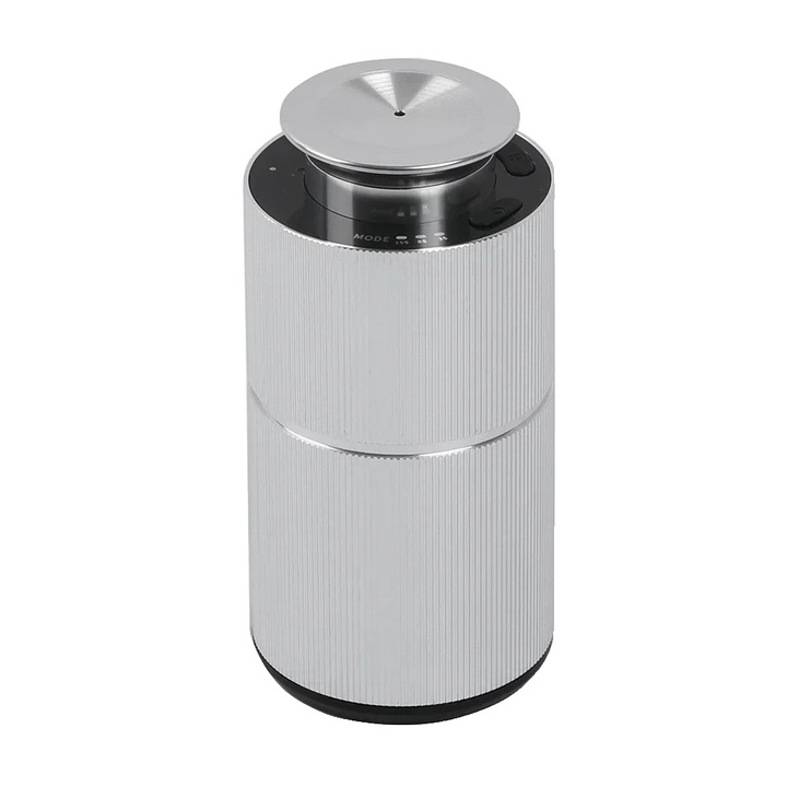 Dispersor de uleiuri aromatice, aluminiu, functionare silentioasa, argintiu, 11.2x10.3x23.5cm