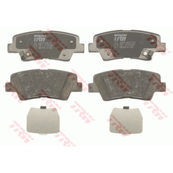 Set placute de frana, frane cu disc TRW GDB3494