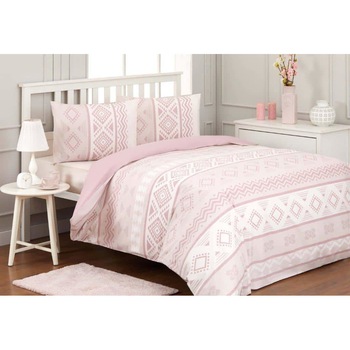 Lenjerie de pat bumbac 100%, TWISTER, pentru pat 2 persoane, 4 piese, 200x220 / 50x70, bumbac ranforce Lenjerie de pat bumbac 100%, TWISTER, pentru pat 2 persoane, 4 piese, 200x220 / 50x70, bumbac ranforce