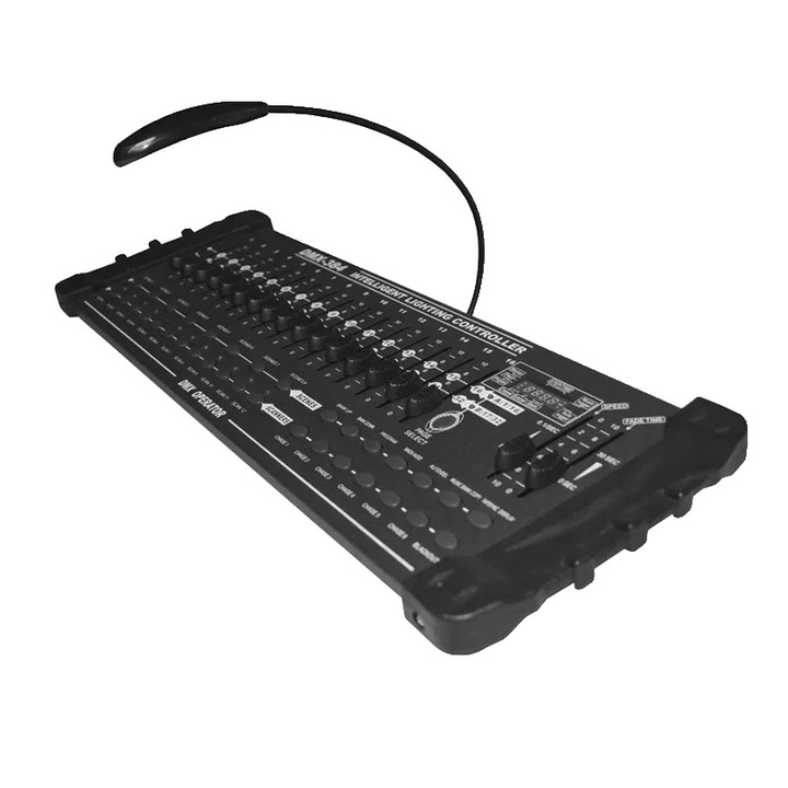 DJ DMX контролер 384A, светлинен поток 249-2000, професионално осветление, 220V