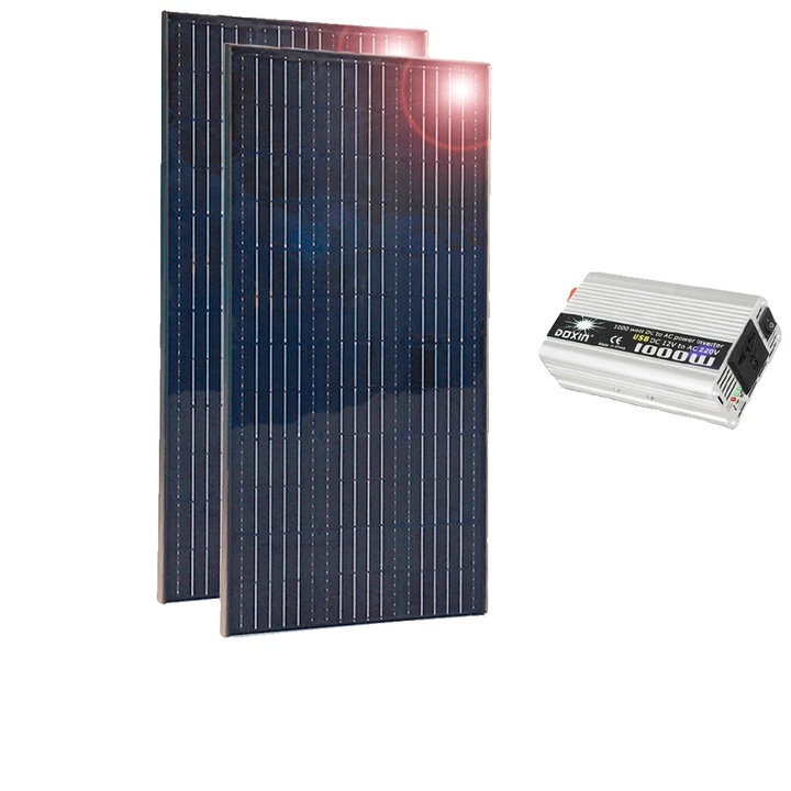 Panou solar 300W, eficiență 23%, dimensiuni 1050x530x25mm, design rezistent, utilizare rezidențială și marină