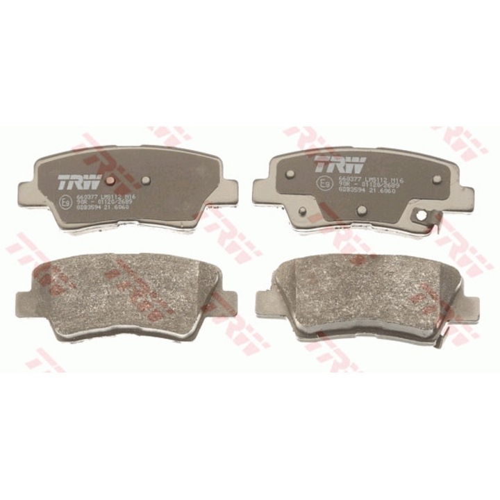 Set placute de frana, frane cu disc TRW GDB3594