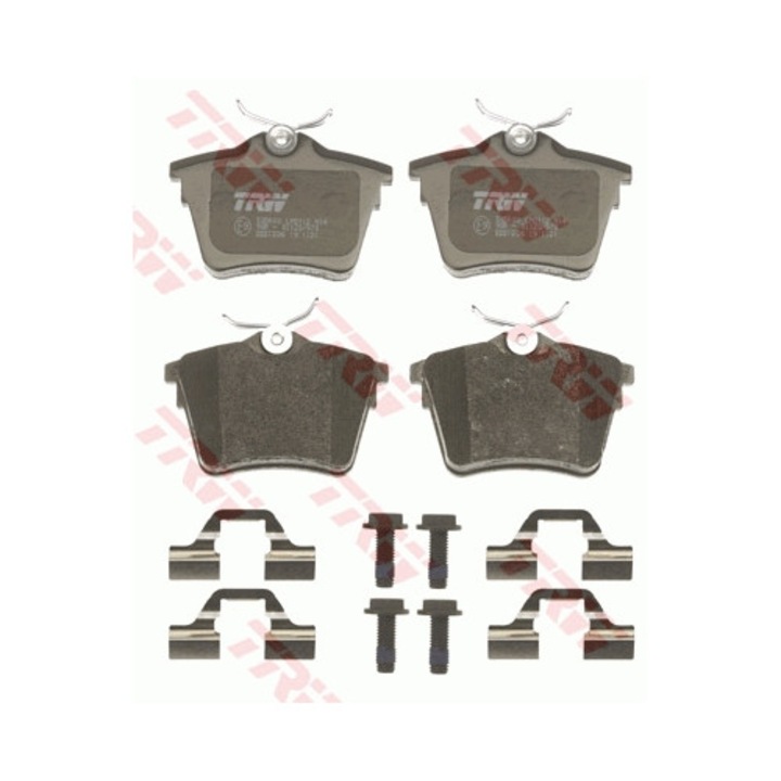 Комплект спирачни накладки, дискови спирачки TRW GDB1596