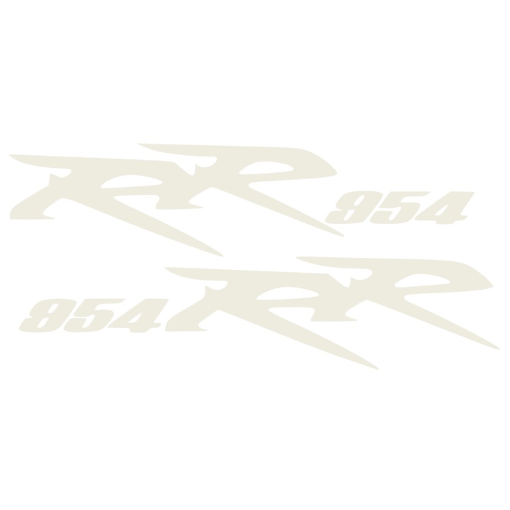 Sticker x2, Honda CBR954, Alb, 25cm