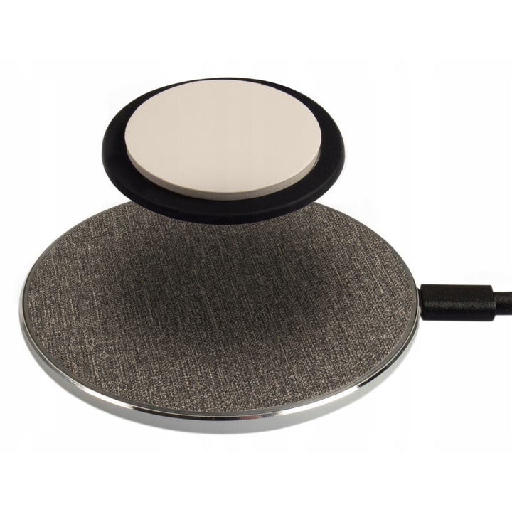 Incarcator wireless cu incalzitor, PAWONIK, 300ml, 15W, alb