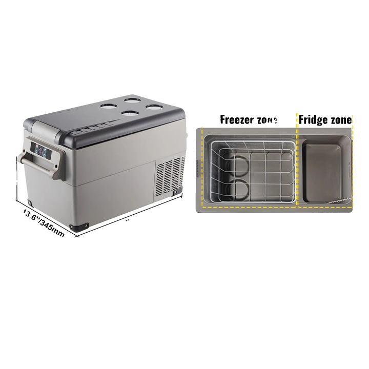 Frigider auto portabil, 35L, racire -20 la 20, dimensiuni 27x13.6x15 in