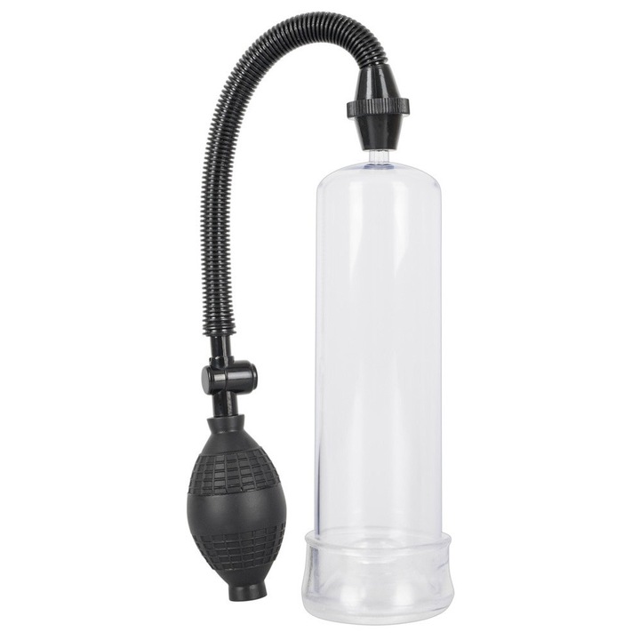 Секс помпа Bang Bang, прозрачна, 20 см, вътрешен диаметър 5,3 см