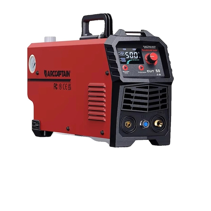 Masina de taiat cu plasma CUT50, tehnologie HF Pilot Arc, design usor, 20mm grosime maxima de taiere, 5.8kg