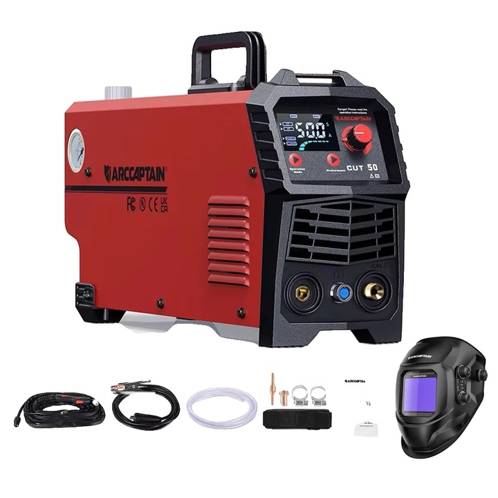 Aparat de taiat cu plasma CUT50-2, tehnologie HF Pilot Arc, usor, 20mm, 220V, 5.8kg