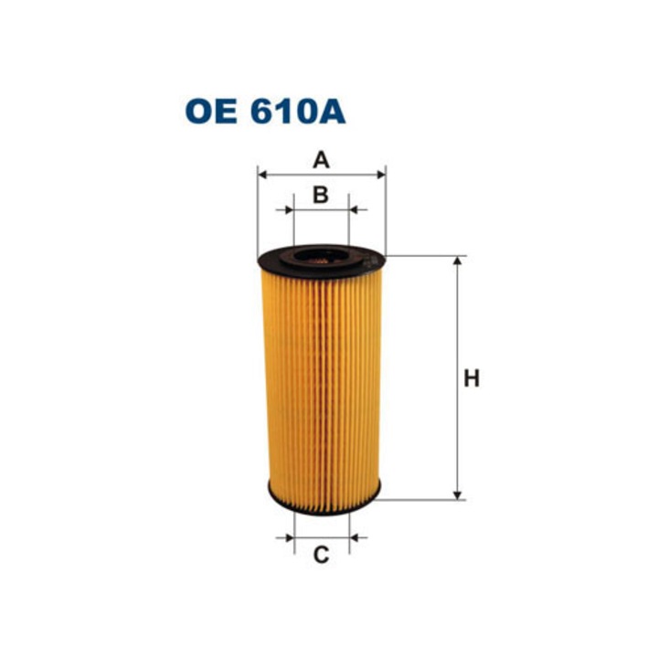 Olajszűrő Filtron OE 610A, 37x83x174mm