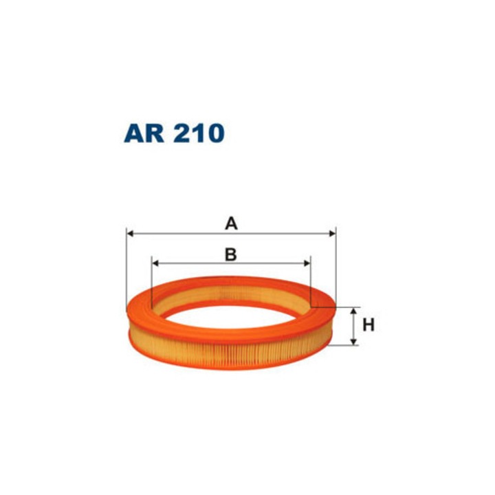Filtron AR 210 légszűrő 245x317x51mm