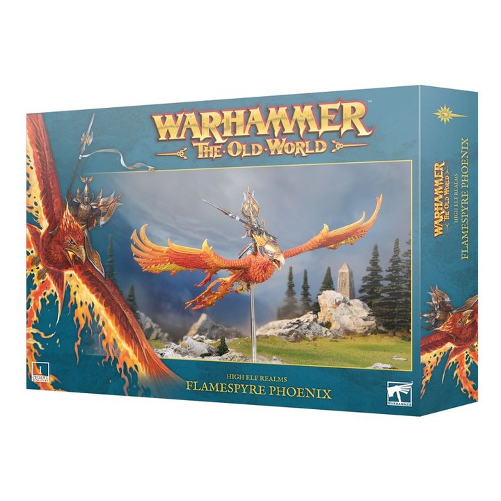 Warhammer the Old World játékbővítmény Flamespyre Frostheart Phoenix High Elf Realms Games Workshop 44 darabos, szürke