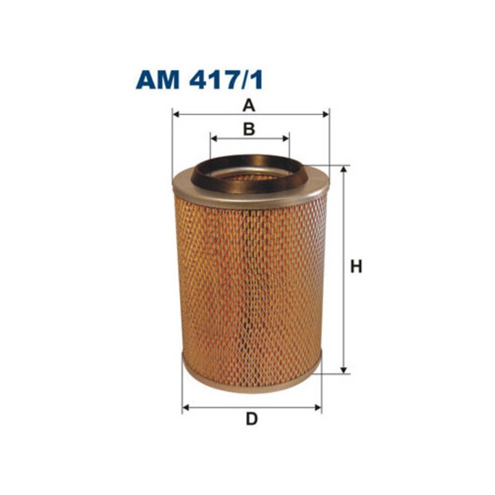 Filtron AM 417/1 légszűrő, 86x165x230mm