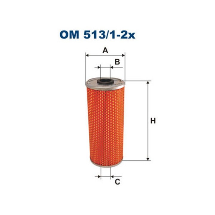 Olajszűrő, FILTRON, OM 513/1-2x