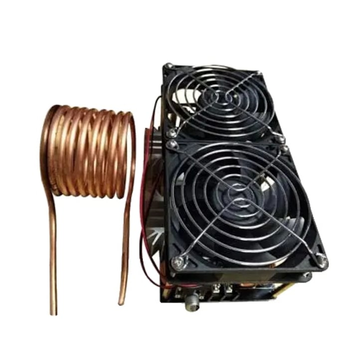 Modul de incalzire prin inductie ZVS, putere mare de incalzire, reglabil, negru