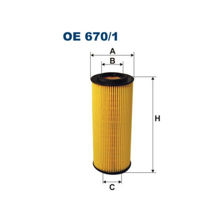 Маслен филтър Filtron OE 670/1, 31.5x65x154.5 мм