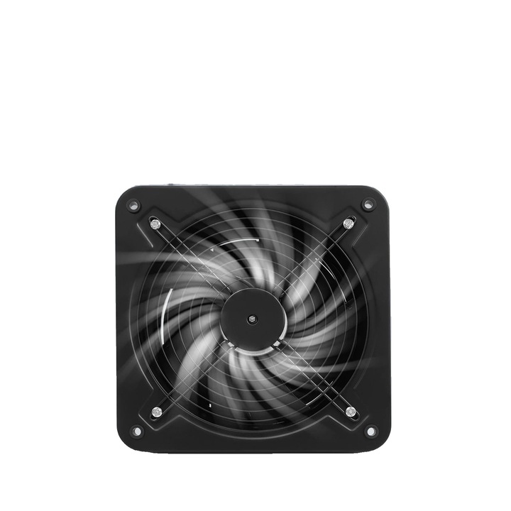 Ventilator de evacuare rezistent, debit de aer de 2677 m³/h, constructie metalica, functionare silentioasa