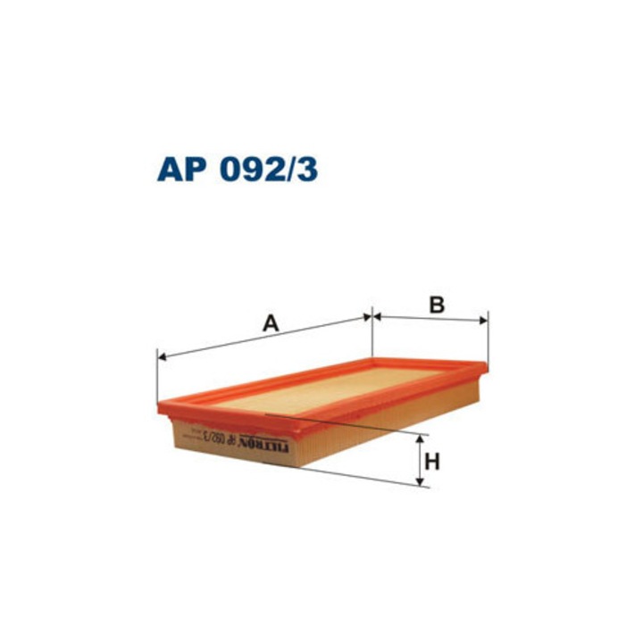 Filtron AP 092/3 légszűrő 323x150x41mm