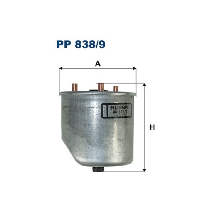 Filtron PP 838/9 üzemanyagszűrő, 96 mm x 139 mm