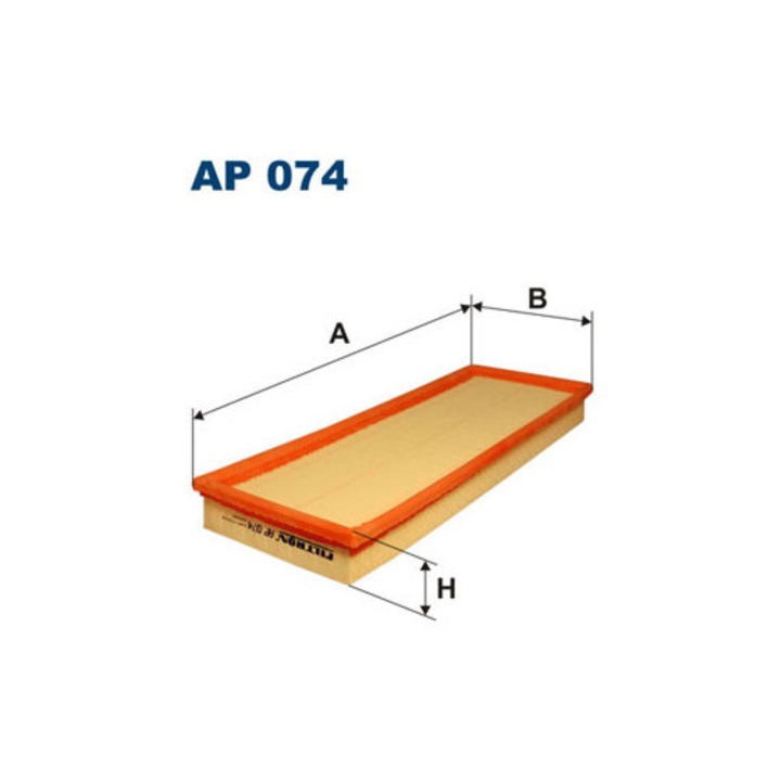 Filtron AP 074 légszűrő, 398x150x41mm
