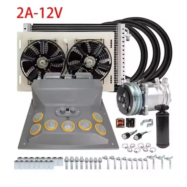 Kit universal de climatizare, 22000 BTU, bobina din aluminiu, 2A-12V