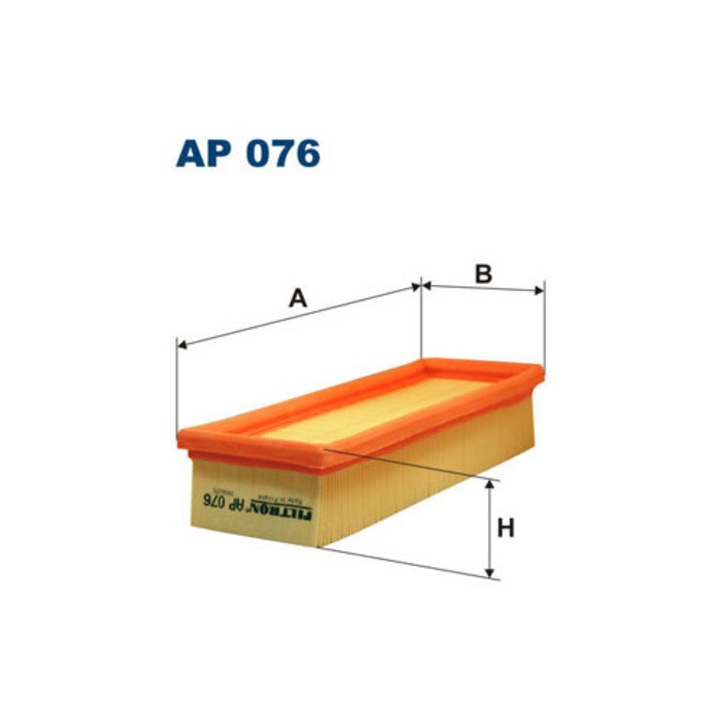 Filtru de aer Filtron AP 076, 230x90x49mm