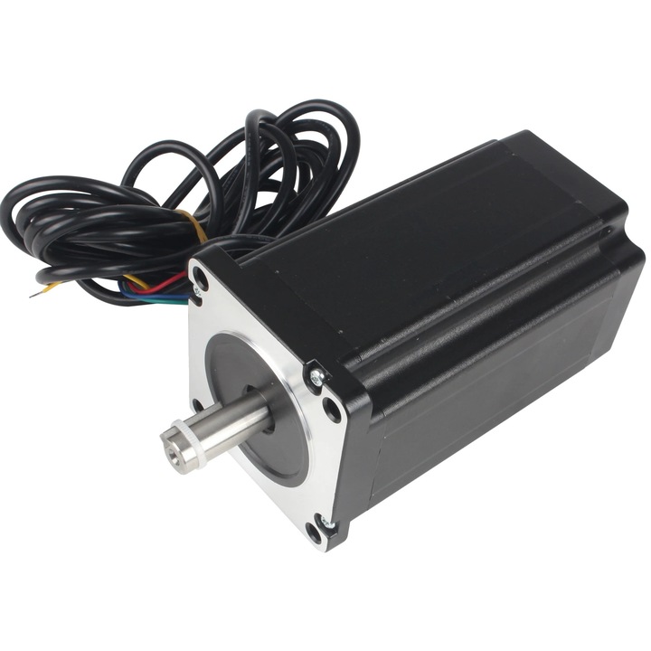 Motor pas cu pas Nema34, 2 faze, cu cuplu de 11N, 6.0A, pentru CNC
