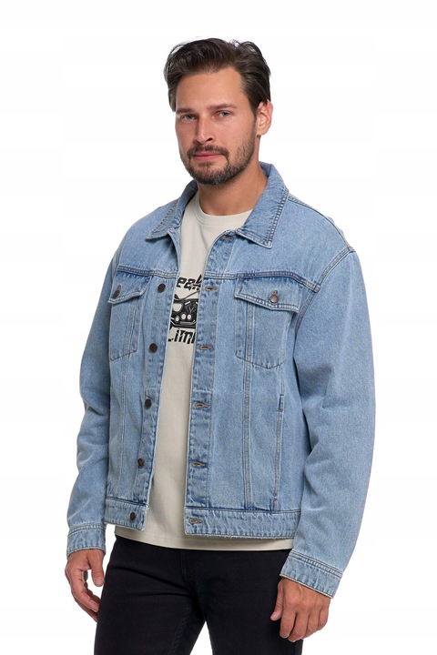 Jacheta de blugi barbati Moraj, Albastru