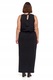 Moraj női maxi ruha, 100% pamut, fekete