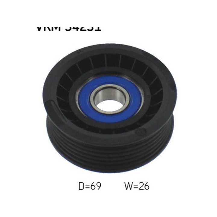 Паразитна/водеща ролка, пистов ремък SKF VKM 34231